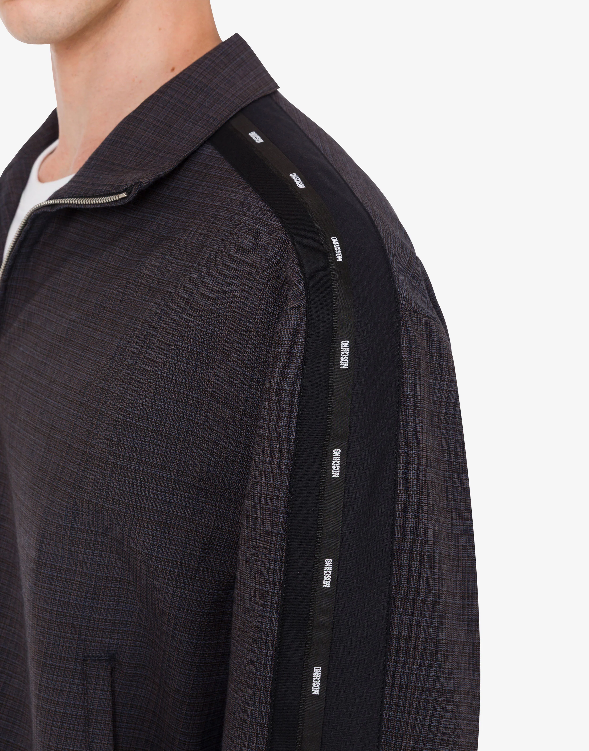 Giacca in panno di misto lana stretch