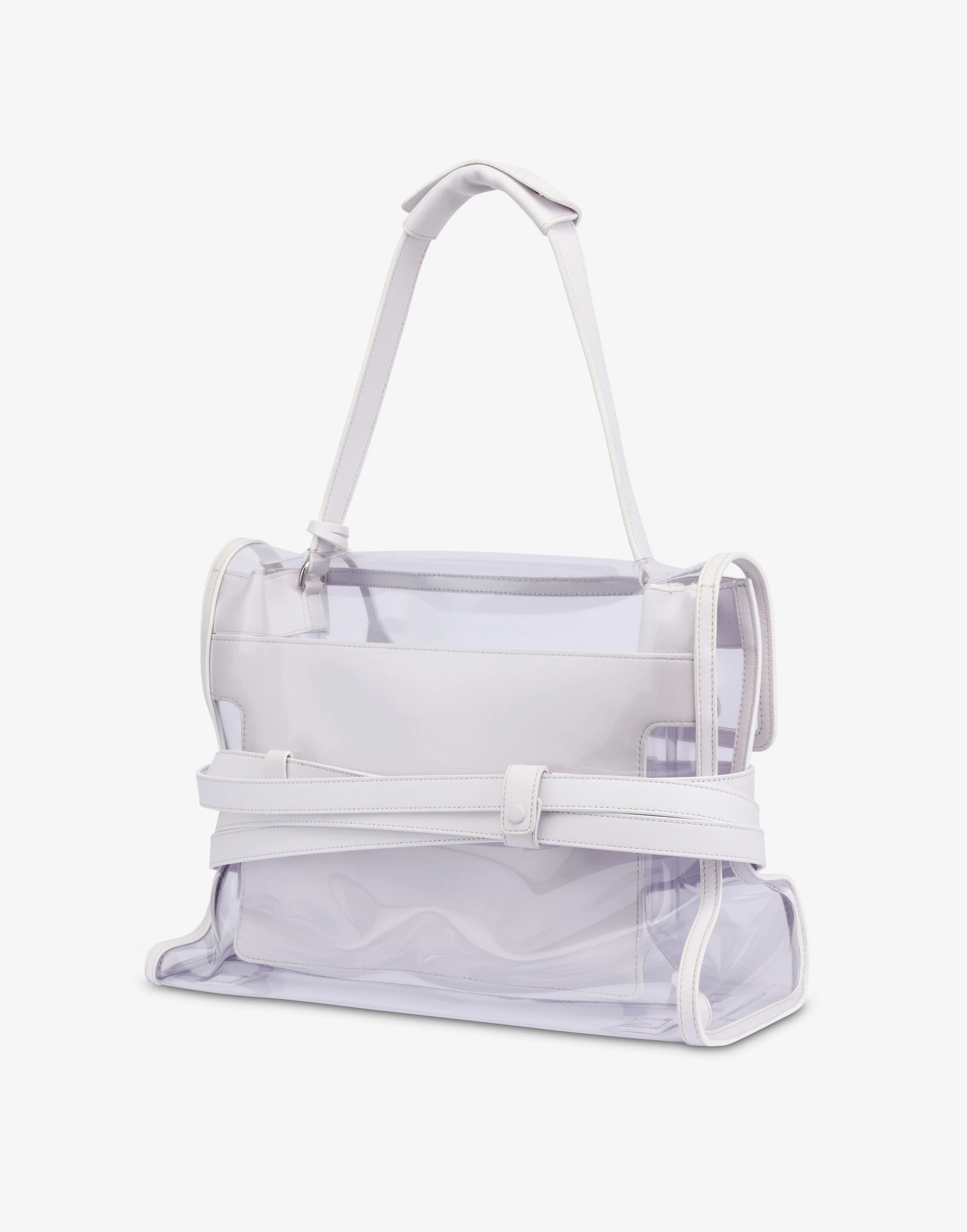 Borsa a spalla media Moschino Tie Me