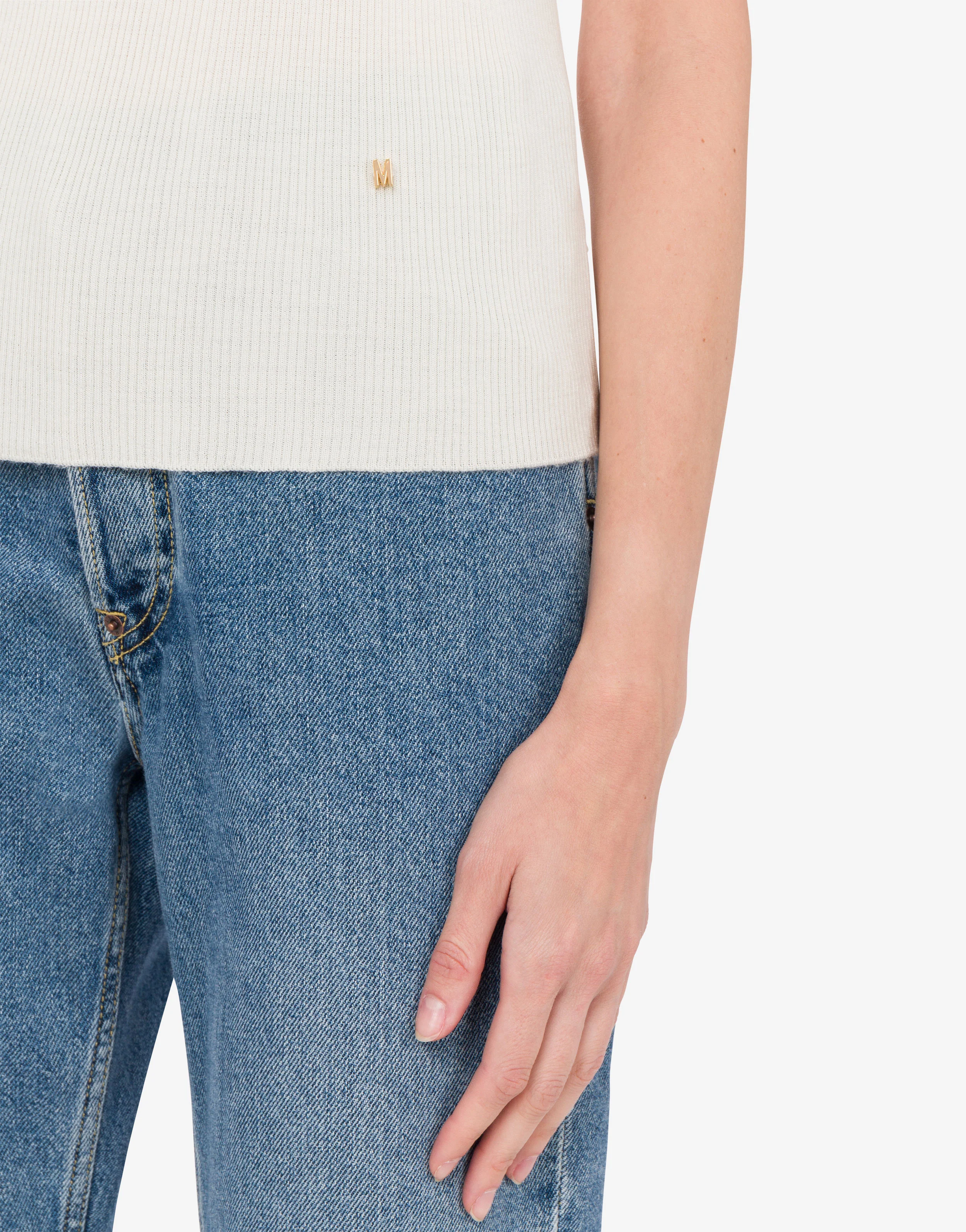 Tank top in maglia Golden M