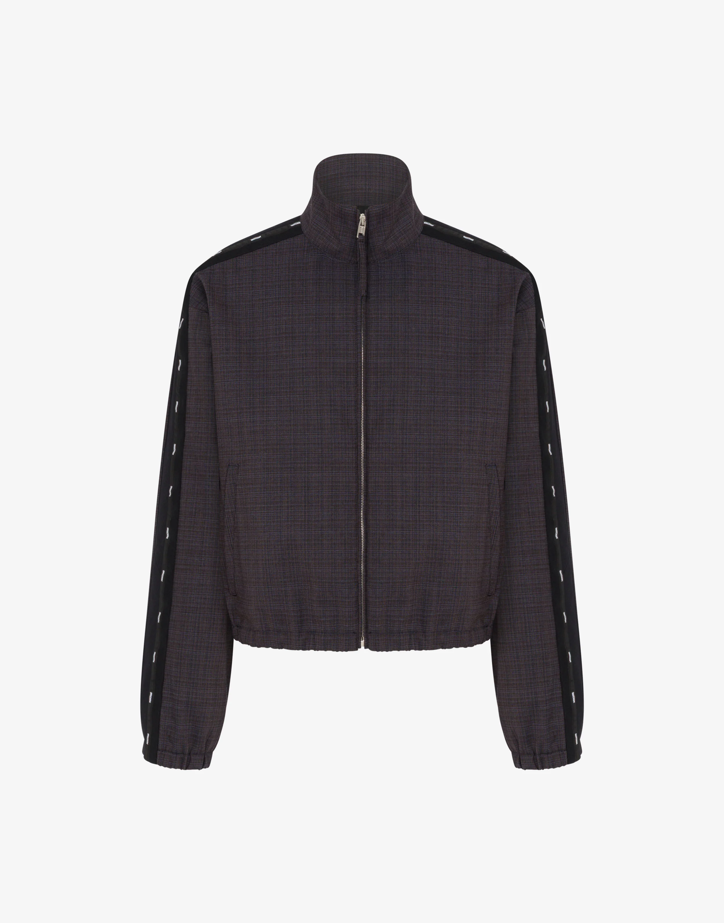 Giacca in panno di misto lana stretch