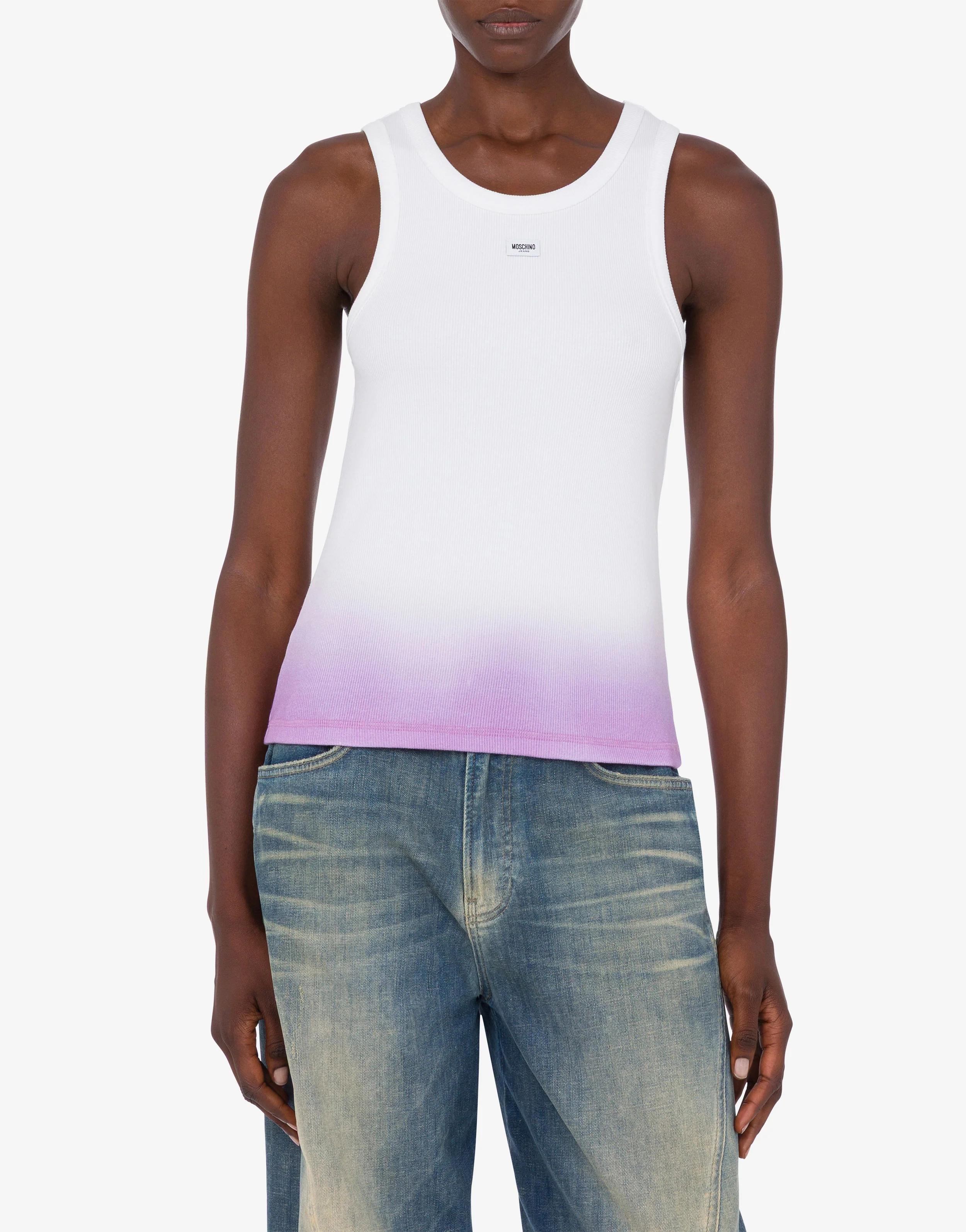 Top in cotone stretch