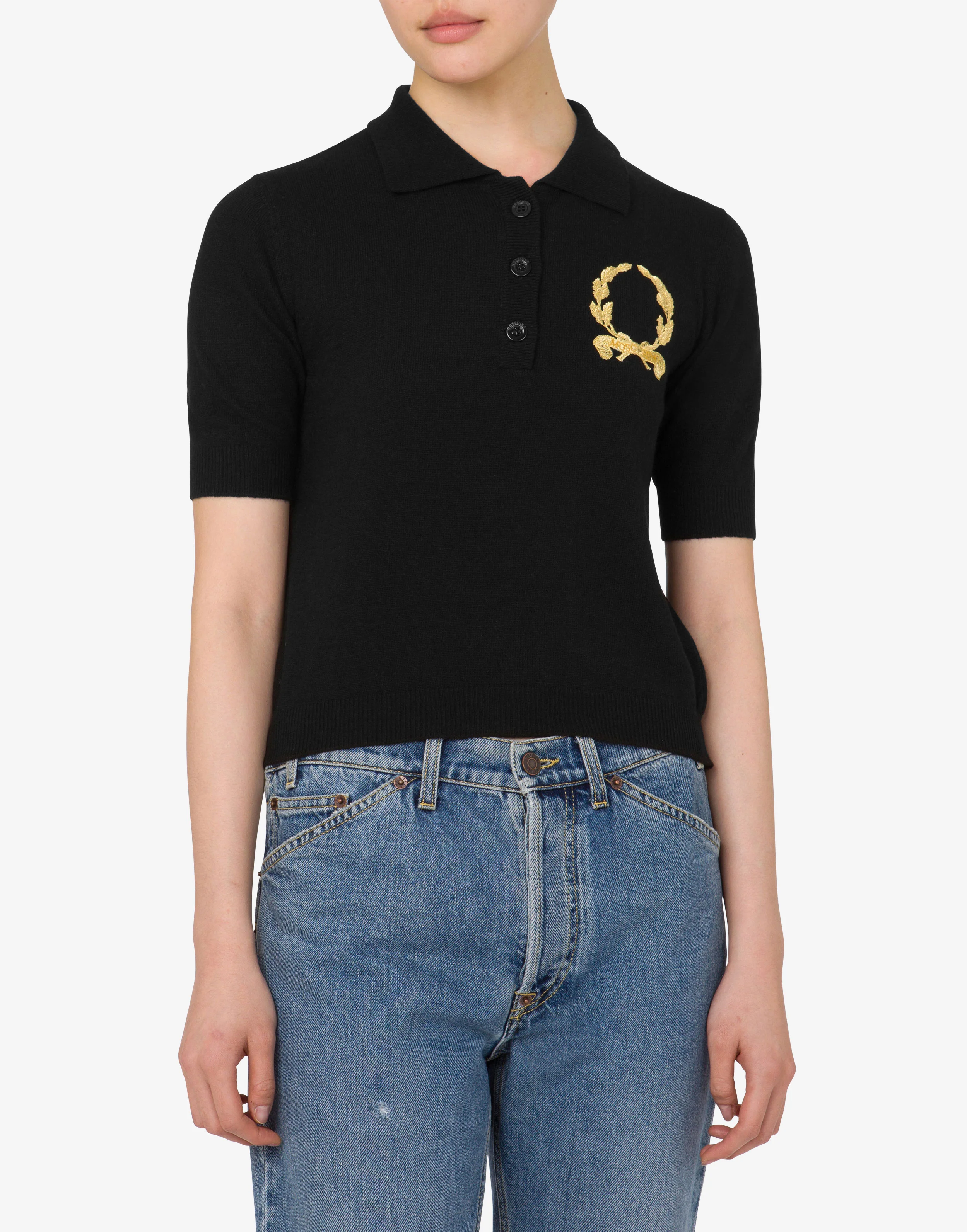 Polo in maglia Laurel Crown Logo