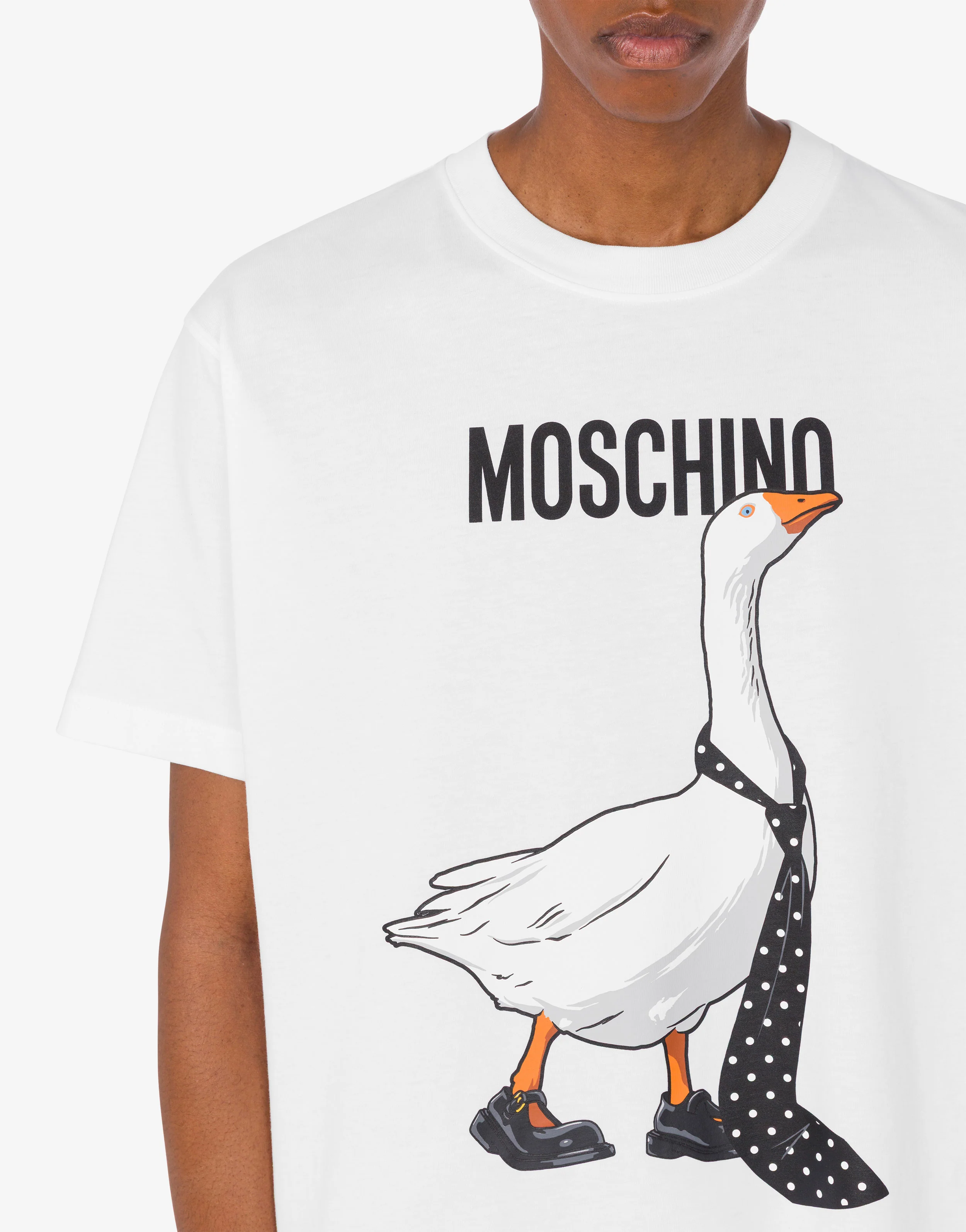 T-shirt in jersey di cotone organico Goose