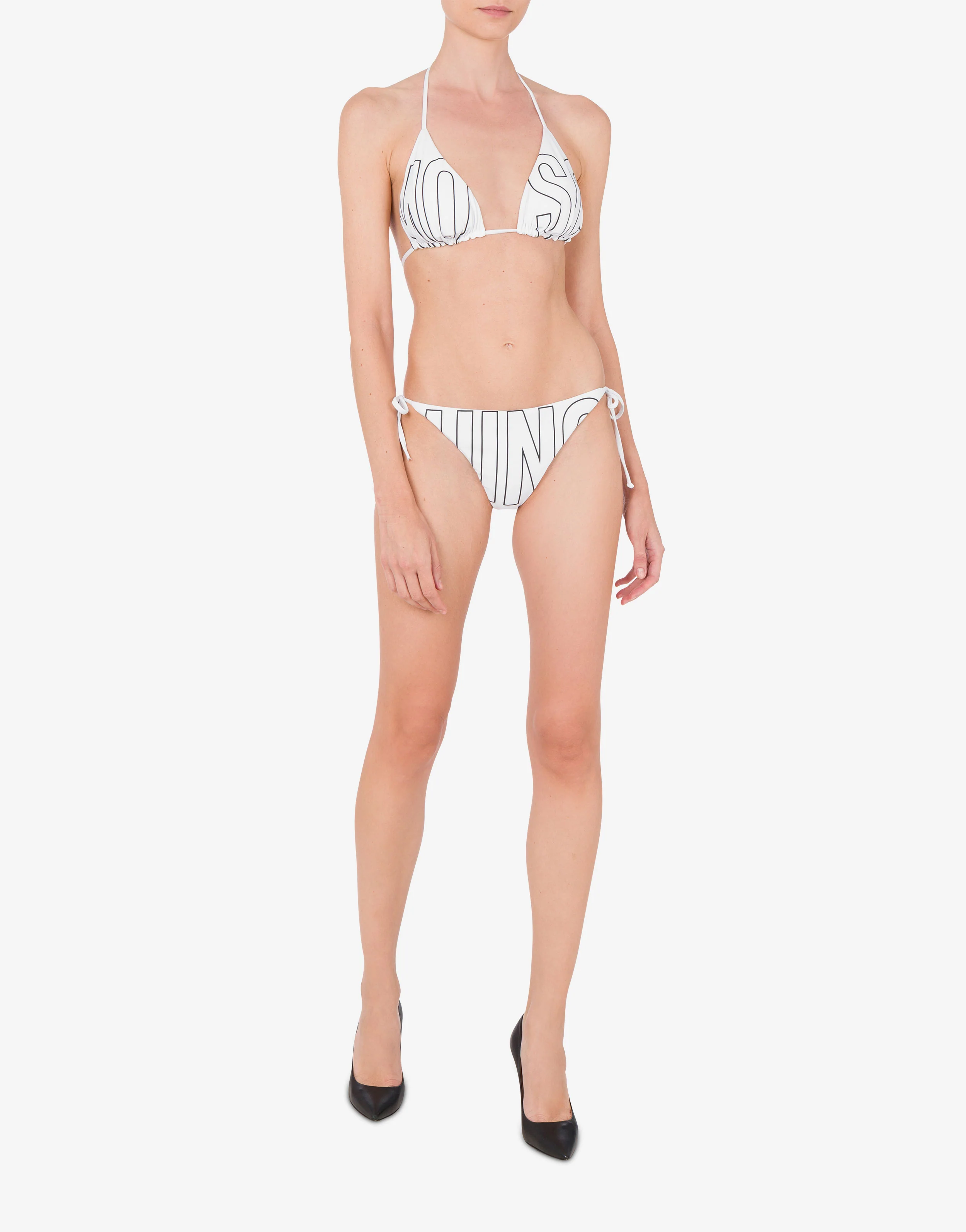 Slip mare con lacci Rubber Logo